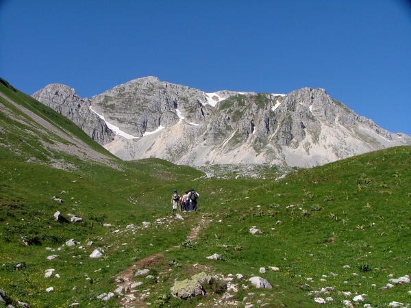 Giro ad anello sui monti della Meta